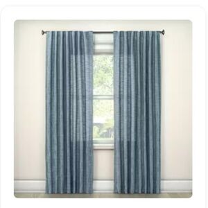 Threshold NWT Blue Window Panels. 54x84 inches
